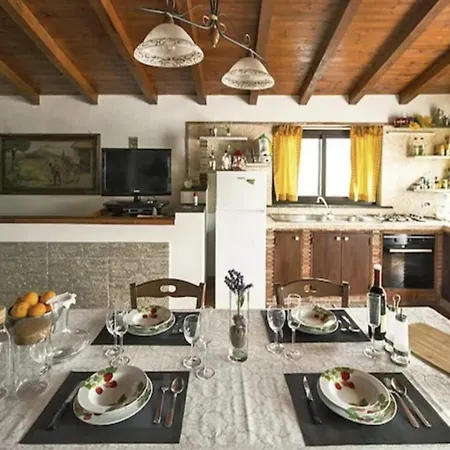 With Pool And Great Views In * Francavilla di Sicilia